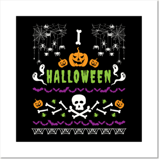 I Love Halloween Sweater Posters and Art